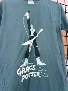 #4- Grace Potter Blue Guitar T-Shirt