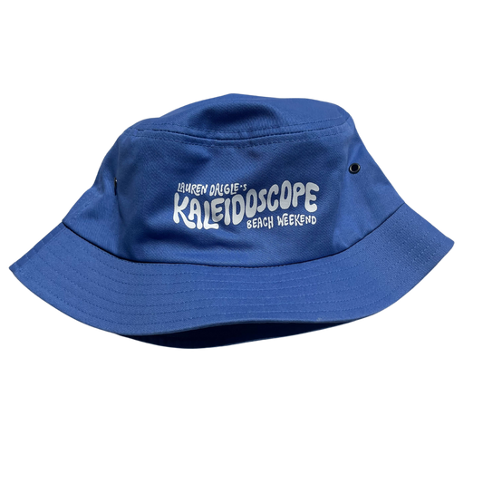 Kaleidoscope Beach Weekend Blue Bucket Hat | Delivered by June 8th