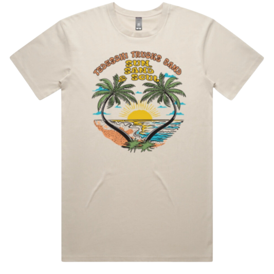 Sun Sand and Soul Palm Tree Tee | Delivered by June 15th