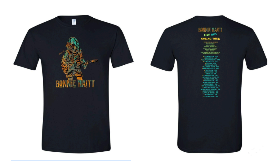 Black “Silhouette” Tour Dates T-Shirt