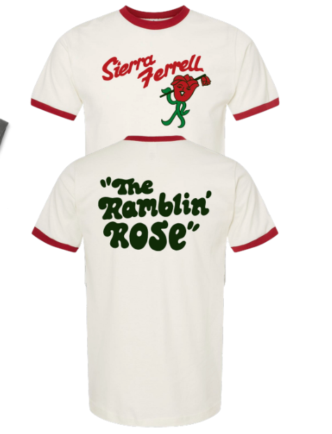 Sierra Ferrell White Red Tee