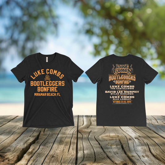 Bootlegger's Bonfire '25 Lineup Tee