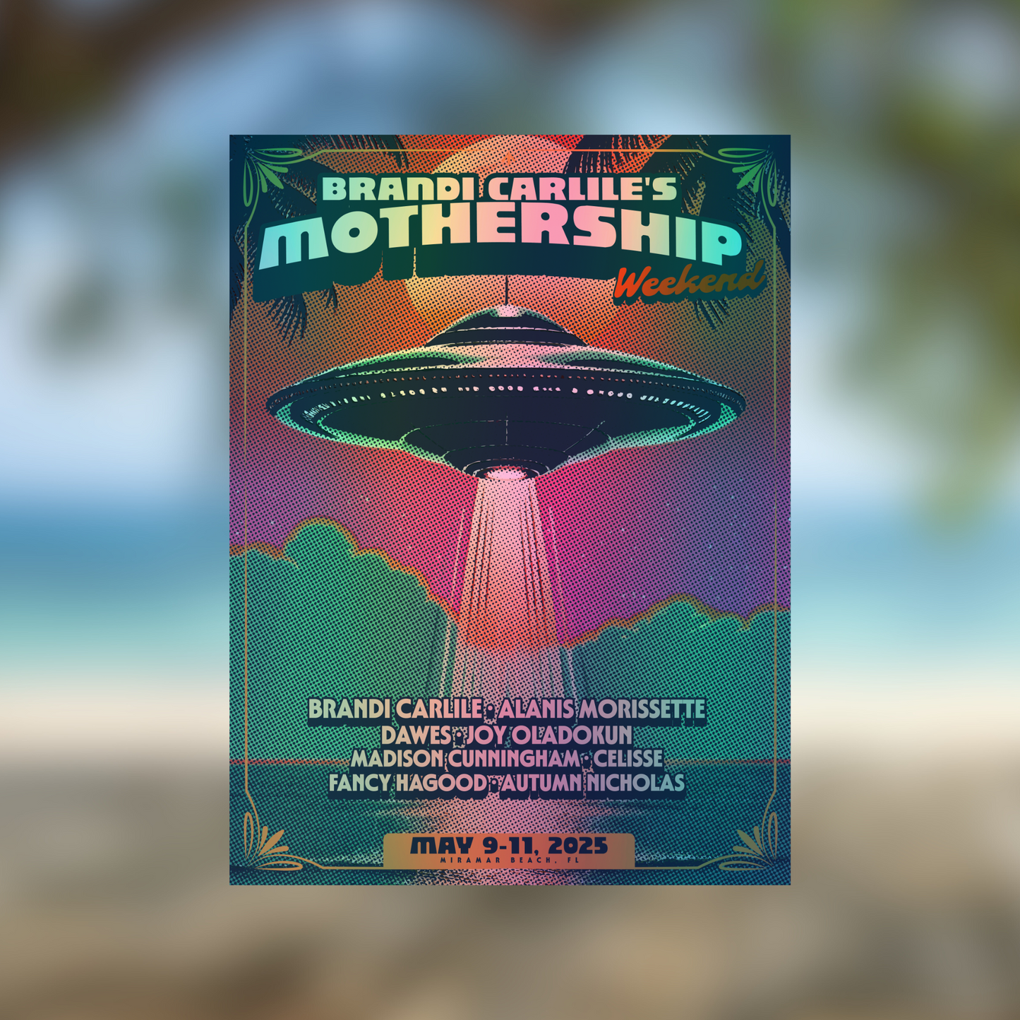 Mothership Weekend '25 Foil Poster