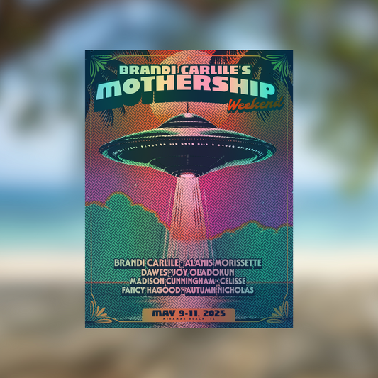 Mothership Weekend '25 Foil Poster